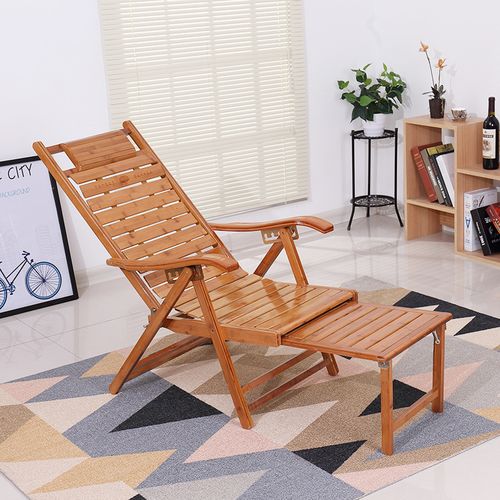 欧若凡竹子躺椅折叠午休家用夏天凉椅子成人午睡椅逍遥椅多功能老人靠