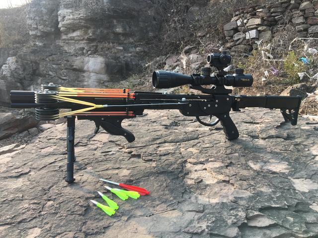 弹弓界的一朵奇葩能连发的弹弓