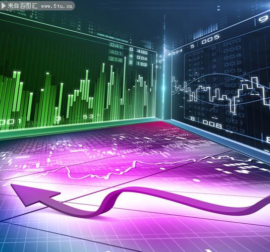 股市走势图背景素材