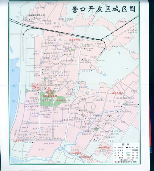 鲅鱼圈地图高清版 黄图图