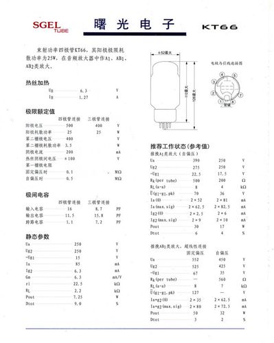 出口型长沙曙光电子管 kt66 原装正品质保一年真空管
