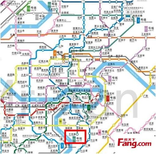轨道5号线10号线全面开建 44个站点线路全曝光,看万科离轻轨有多远