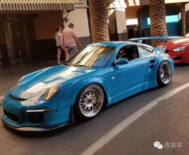 蓝色控的最爱 保时捷911宽体改装案例