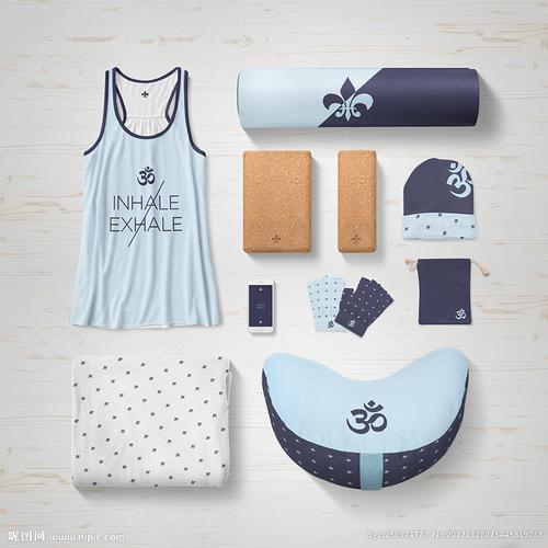 瑜伽用品样机图片