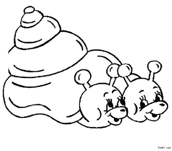 蜗牛图片_简笔画图片_少儿图库_中国儿童资源网