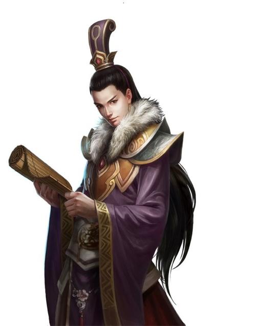 描述的人物是三国时期的美男谋士荀彧. /p>