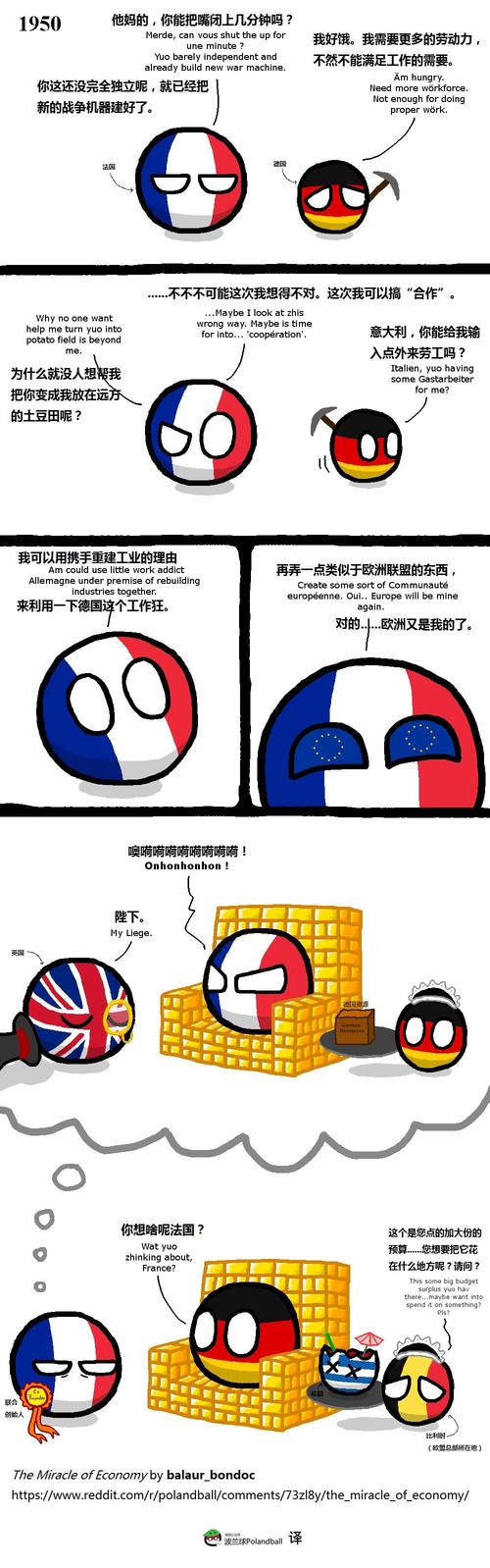 在波兰球漫画中,欧盟常常作为德国的儿子,德国制造的机器人(球),甚至