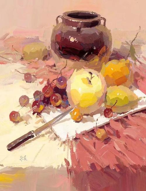 水粉色彩|艺考学习临摹素材大全合集分享,水粉静物