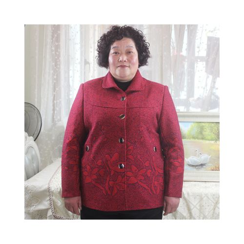 恋名媛大码200斤胖太太衣服中老年女装奶奶特体加肥加大妈妈春秋装