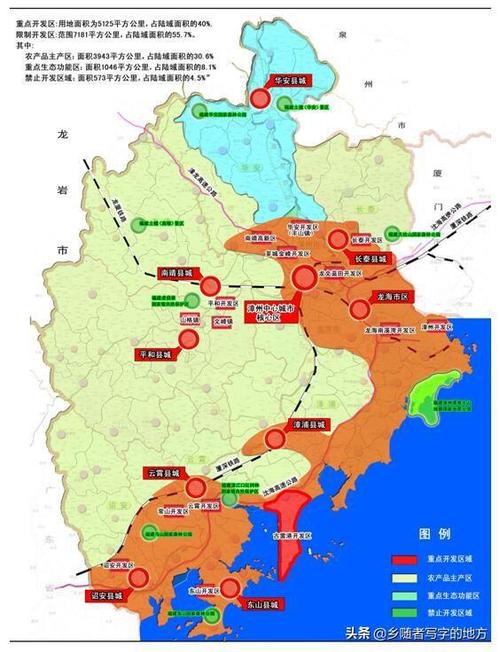 厉害了大漳州漳州市最新城市总体规划图建议收藏