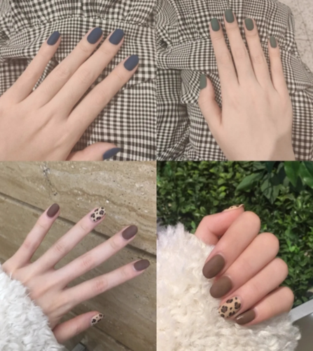 高级感超强的磨砂美甲,显白又显气质,哪个仙女不爱呢?