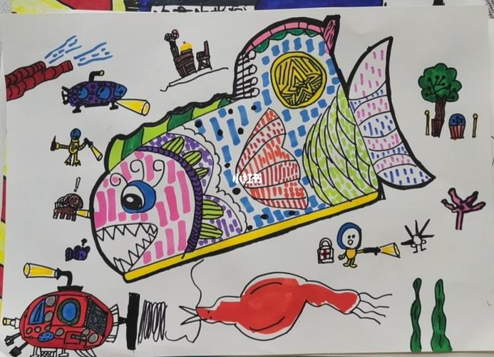 鞋子畅想_儿童画_鞋子_文化_绘画