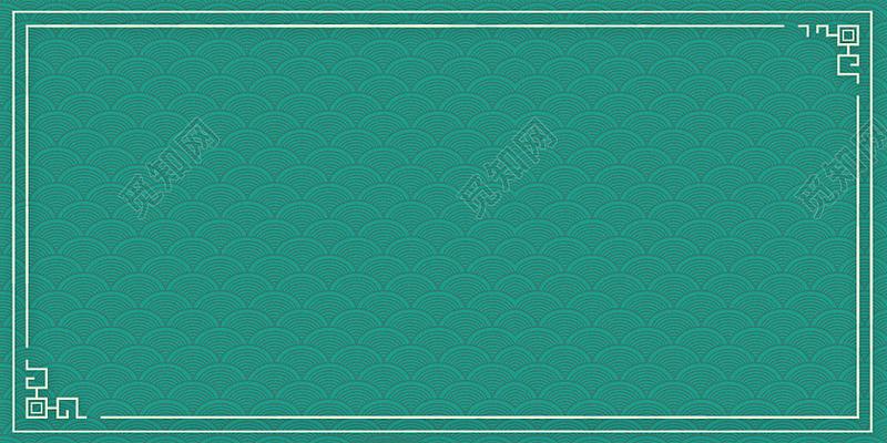 绿色古风纹路中国风线条素材纹理素材背景复古底纹