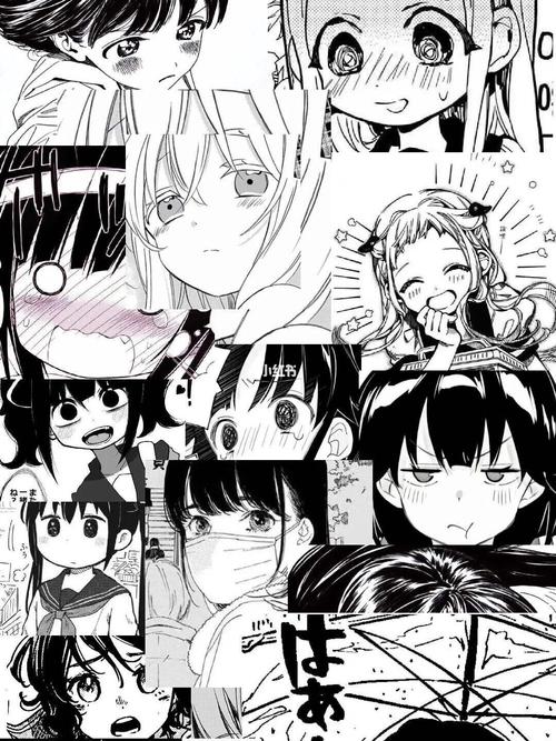 黑白拼接动漫壁纸/聊天背景_动漫_壁纸_素材_壁纸