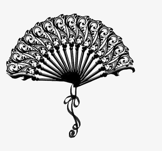 素描扇子