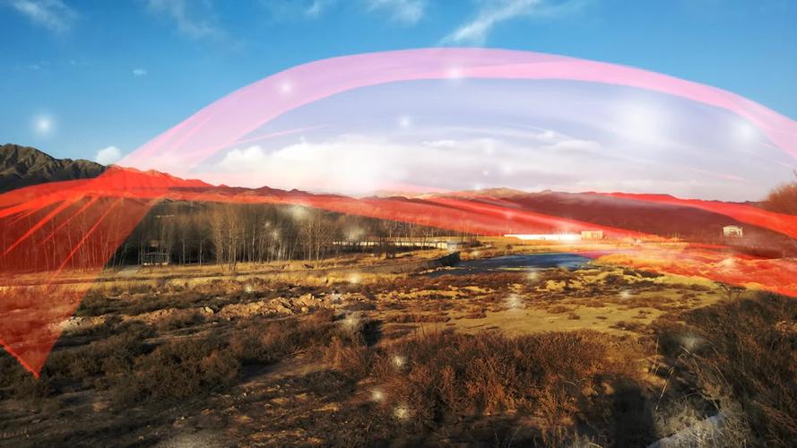 民歌(拉手手亲口口)舞台背景_1920x1080_高清视频素材下载(编号