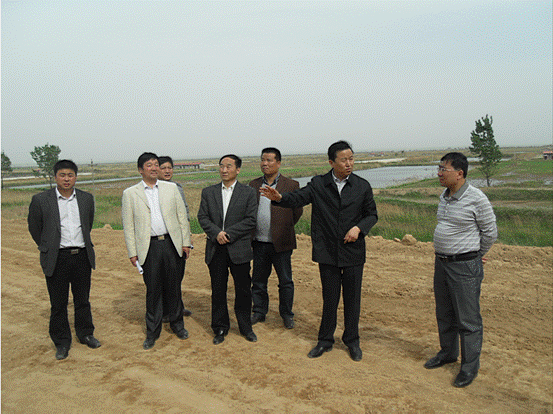 县长陈振江下基层调研沿黄公路项目建设