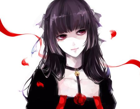 求几张眼睛特别美的二次元黑发美少女图,望各位大神不要吝啬的将美图