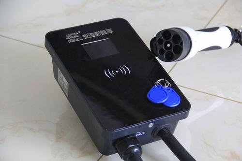 7kw安盈单机国标七孔交流桩器充电家用电动汽车充电桩