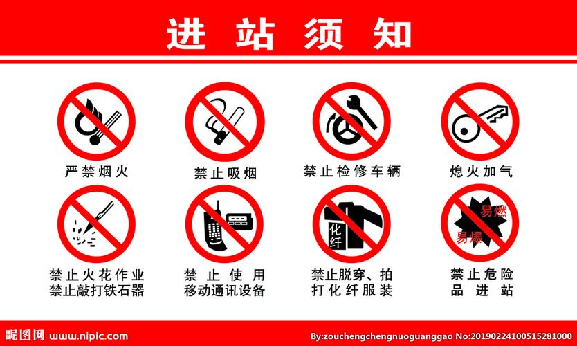 加油站标识图片