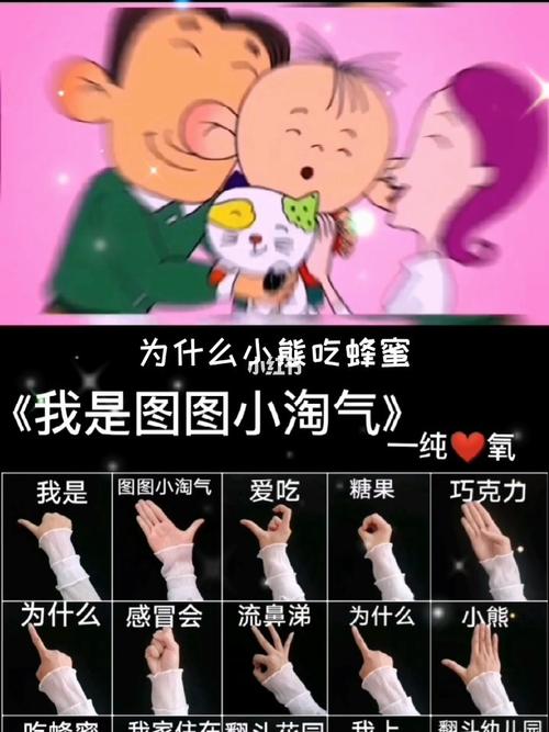 我是图图小淘气爱吃糖果巧克力_糖果巧克力_手势舞_娱乐_音乐_演唱