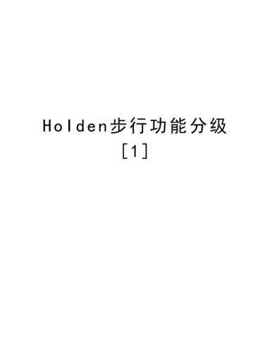 holden步行功能分级[1]说课材料.doc 2页