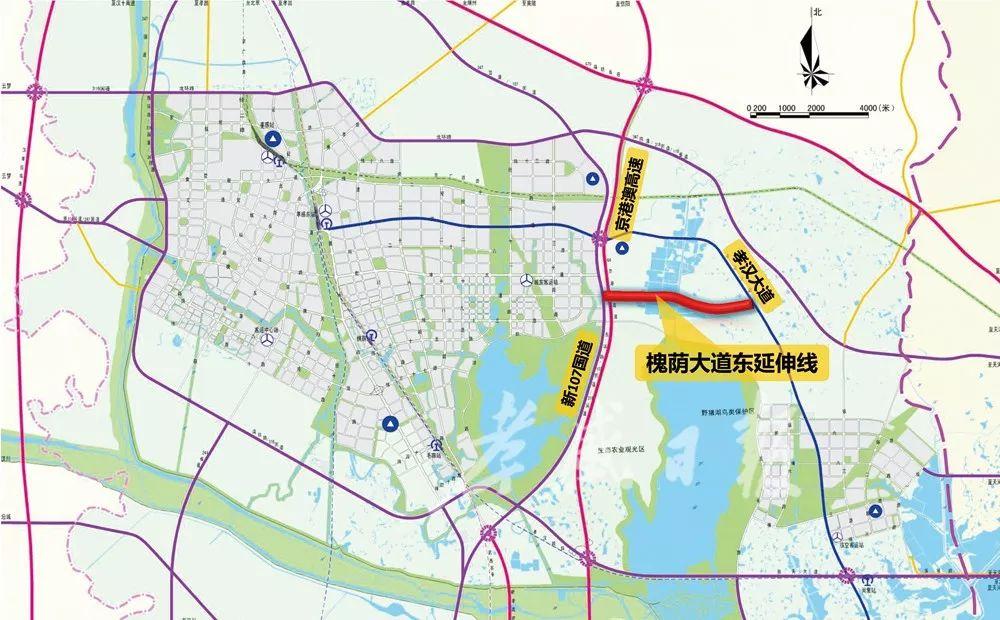 孝感要新修一条道路啦!这样设计的