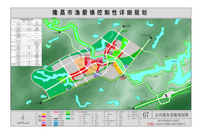 隆昌市渔箭镇控制性详细规划公示