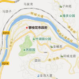攀枝花12路上行公交线路