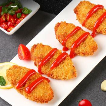 顺丰深海鳕鱼排油炸小吃半成品裹粉鳕鱼片香零食宝宝盒装5盒50枚