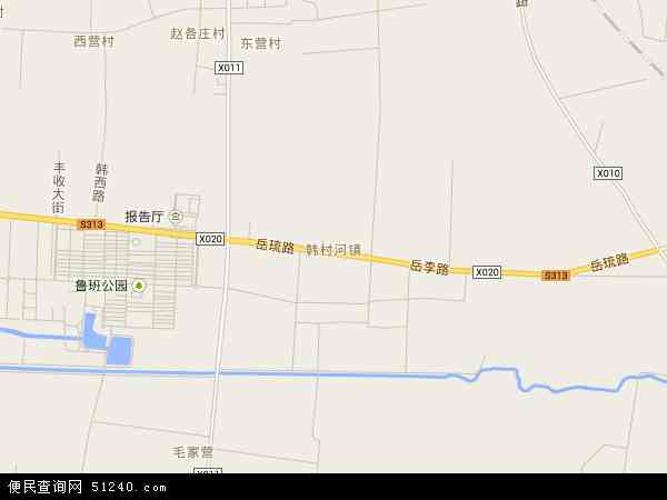 韩村河镇地图 - 韩村河镇电子地图 - 韩村河镇高清地图 - 2020年韩村