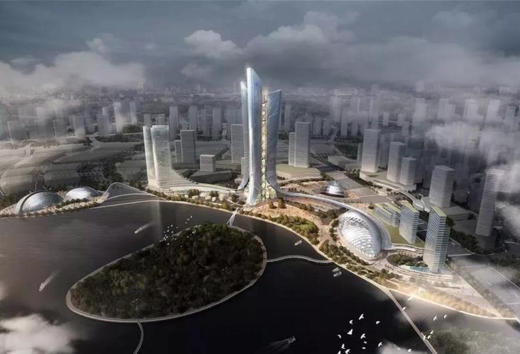 人才聚合新地标  据媒体综合报道,在黄埔区中新知识城九龙湖总部集群