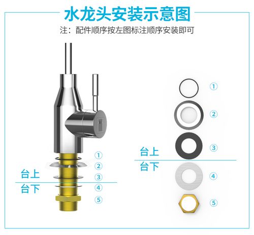 泉途三管无压龙头适用于特百惠净水器水龙头台下改安装配件转接头s款