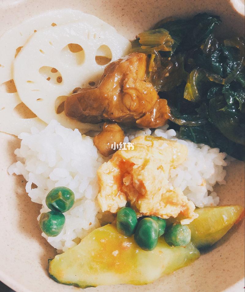 今日晚餐:藕片77小白菜77番茄炒黄瓜豌豆77黄焖鸡块 糕哥不太饿