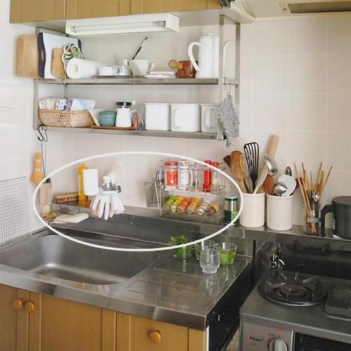 日本厨房整洁的秘密,原来在这加高的8公分台面上,是我