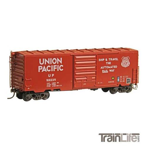 ho scale: ps-1 40" boxcar w/8" door - union pacific