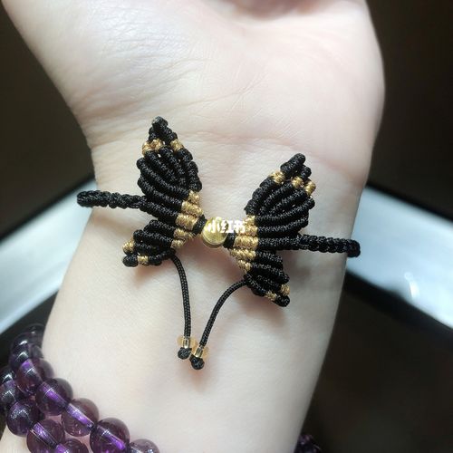 78 999足金转运珠编织蝴蝶结项链锁骨链_足金_蝴蝶结_锁骨链_项链