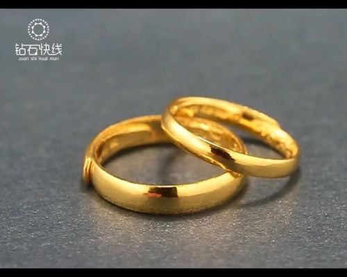 黄金戒指 简约经典光圈999足金戒指 黄金戒指男女款情侣款金戒指(计价