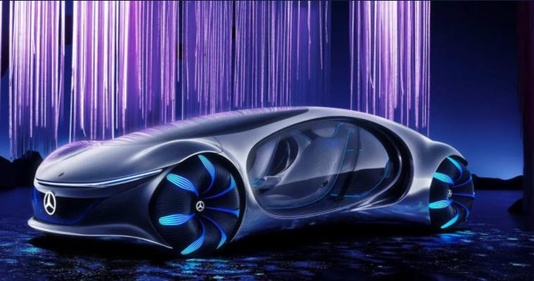 奔驰vision avtr 概念车亮相:无按钮感应操控,灵感源于《阿凡达》