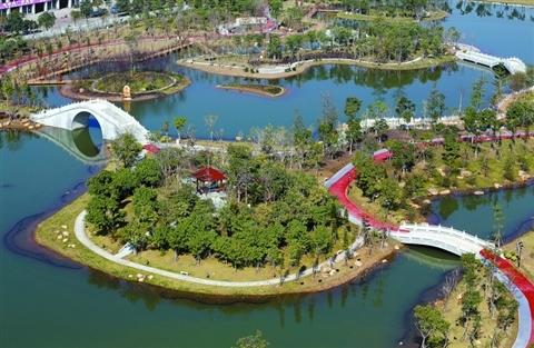 平洲映月湖公园下周二开放