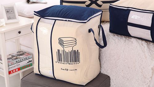 现货可视款超大印花收纳袋加厚无纺布大容量棉被包防尘整理袋