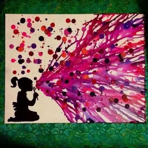 吹泡泡的你