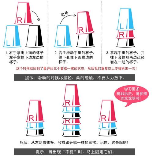 包邮 正品永骏飞叠杯 比赛专用速叠杯 竞技叠杯 送教程 益智玩具 黑色