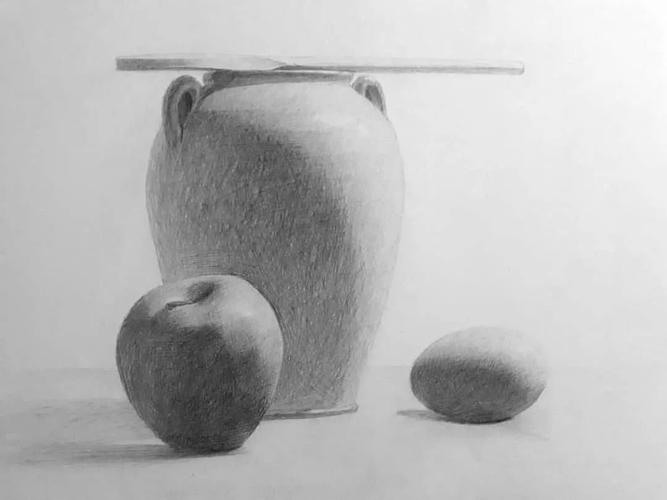 外国学生的静物素描_素描大师_零二七艺考