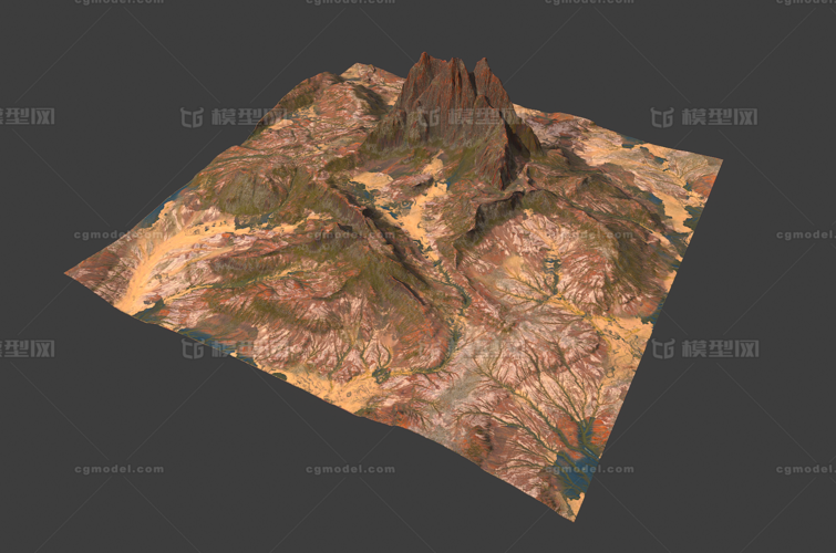 108 pbr次世代 峡谷 火星地形 山谷 沙漠 戈壁 砂岩 山脉 星球 陆地