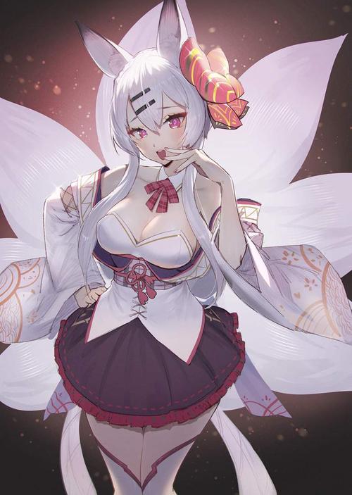 狐神转世的神宫司玉藻可爱插画