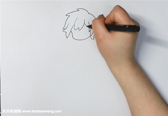 斗罗大陆唐三简笔画