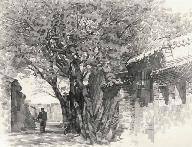 京华物语⑤|铅笔画下的老北京胡同,美翻了!