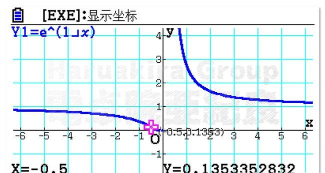 e的负x次方的图像