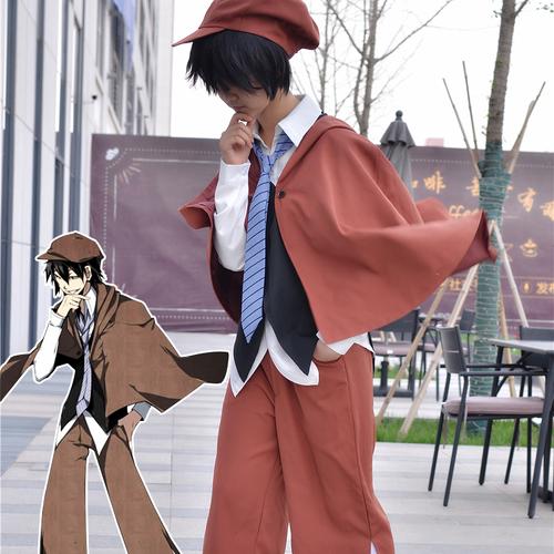 文豪野犬 武装侦探社cos 超推理江户川乱步cosplay衣服装全套假发